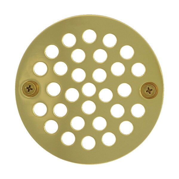 4in. Polished Brass PVD Round Coverall Strainer